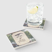 ポーの酒場サリヴァンの島、チャールストン ストーンコースター (横)