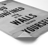 ポーやる気を起こさせるスター ポスター (角)