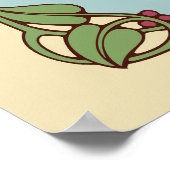 ポーアールヌーボー ポスター (角)