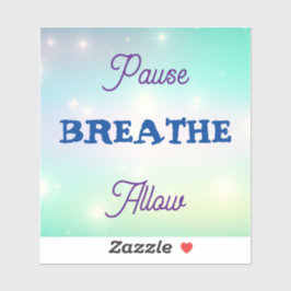 ポーイ、呼吸、許可ステッカー シール