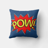 ポーウ! – スーパーヒーロー漫画ブックバブルカスタム- BG クッション (裏面)