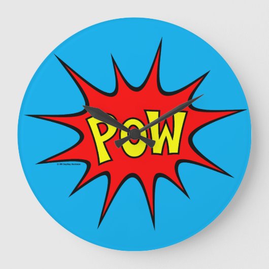 ポーウ！ ラージ壁時計 (正面)