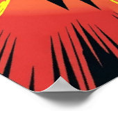 ポーウ!漫画ブラストポップ・アートのアート爆破ポスター ポスター (角)