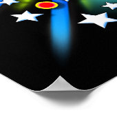 ポーウ！爆発プリント ポスター (角)