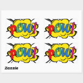 ポーウ！ 長方形シール (シート)