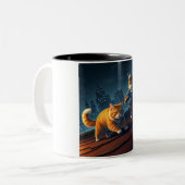 ポーエンフォースメント：二音セラミックマグカップ ツートーンマグカップ (正面左)