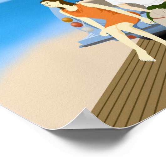 ポーオンビーチ ポスター (角)