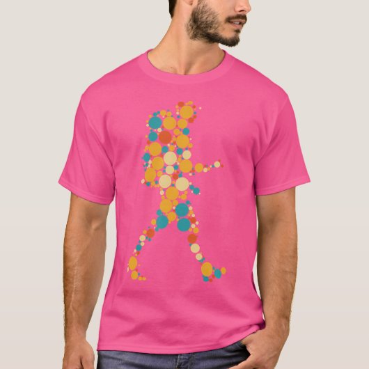 ポーカおもしろいハイキング愛国際的者ドット・デイ Tシャツ (正面)