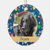 ポーカラフルト柄ペット セラミックオーナメント (左)