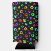 ポーカラフルプリンツデザインセルツァークーラーボックス スリム缶クーラー (裏面)