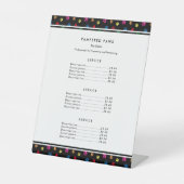 ポーカラフルプ印刷プロフェッショナルペットサロン 台座サイン (正面)