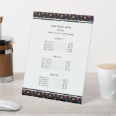 ポーカラフルプ印刷プロフェッショナルペットサロン 台座サイン (インサイチュ)