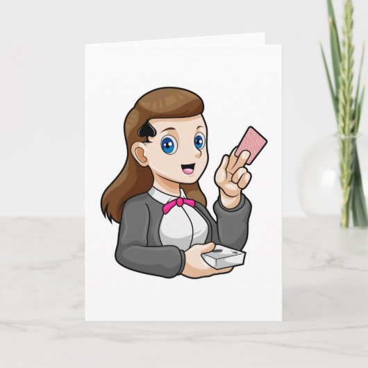 ポーカーのディーラー カード (正面)