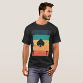 ポーカーまたはSkatカードゲームのエース Tシャツ (正面フル)
