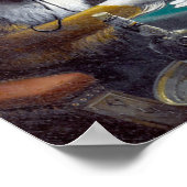 ポーカーをする犬 カッシウス・マーセラス・クーリッジ 1894 ポスター (角)