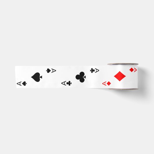 ポーカーエース サテンリボン (正面)