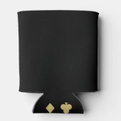 ポーカーエース ブラック&ゴールド バチェラーパーティー 缶クーラー (裏面)