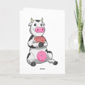 ポーカーカードとポーカーをする牛 カード (裏面)