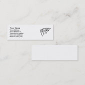 ポーカーカードのエース スキニー名刺 (正面/裏面)