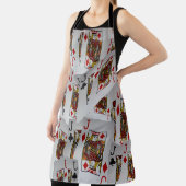 ポーカーカードジャックス層状フルプリントエプロン エプロン (インサイチュ)