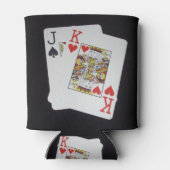 ポーカーカードジャック・キング。 缶クーラー (裏面)