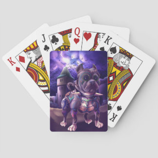 ポーカーカードフランキーそれらピットブルフランケンシュタイン トランプ