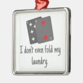 ポーカーカードユーモアノベルティプレゼント メタルオーナメント (左)