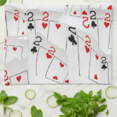 ポーカーカード数Twos, キッチンタオル (折り畳み)