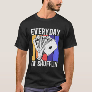ポーカーカード ブルッフィング カジノ プレーヤー ギャンブル ポーカー Tシャツ