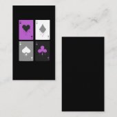 ポーカーカードLGBTQスペード 名刺 (正面/裏面)