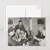 ポーカーゲーム 1939年 ポストカード (正面/裏面)