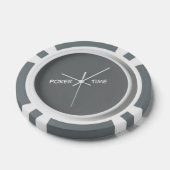 ポーカータイム グレー ホワイト ポーカーチップ (シングル)