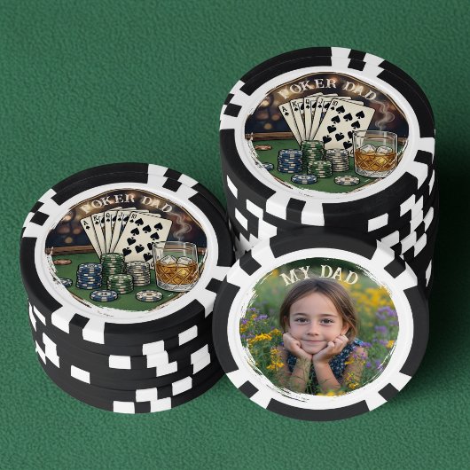 ポーカーダッド マイダッド 写真入り ポーカーチップ