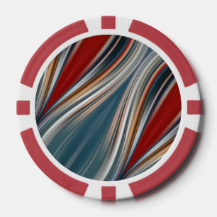 ポーカーチップの上のピンクのシームレスパターンフロー ポーカーチップ