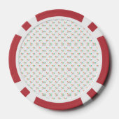 ポーカーチップの表裏ビュー ポーカーチップ (裏面)