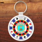 ポーカーチップ キーホルダー (正面)
