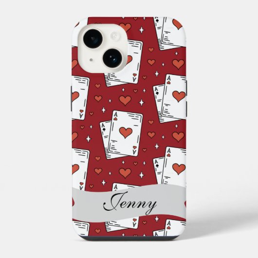 ポーカーテーマ iPhoneケース (裏面)