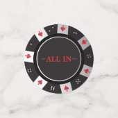 ポーカーナイト独身パーティー ラスベガス 装飾 コンフェッティ (スモール正面)