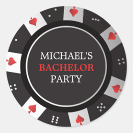ポーカーナイト バチェラーパーティー ラスベガス カジノ ラウンドシール