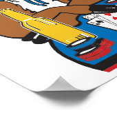 ポーカーフェイスの鹿 ポスター (角)