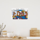 ポーカーフェイスの鹿 ポスター (キッチン)