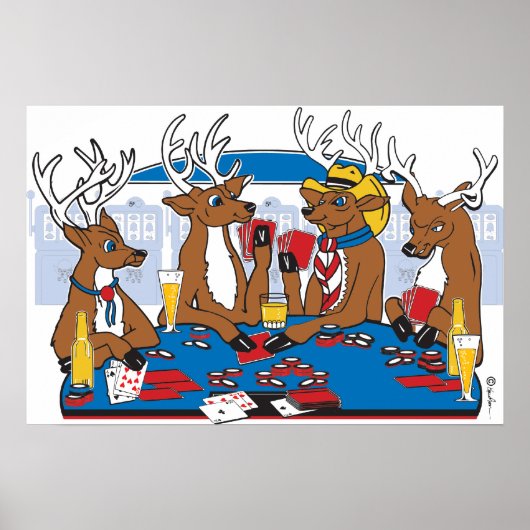 ポーカーフェイスの鹿 ポスター (正面)