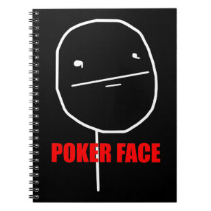 ポーカーフェースのミーム ノートブック