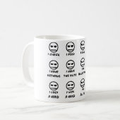 "ポーカーフェース"コップかマグ コーヒーマグカップ (正面左)