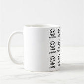 "ポーカーフェース"コップかマグ コーヒーマグカップ (左)