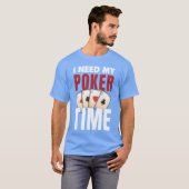 ポーカープレイヤー ポーカライム友達が欲しい Tシャツ (正面フル)