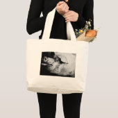 ポーカーポートレート ラージトートバッグ (正面(商品))