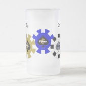 ポーカー用のチップのビールのジョッキ フロストグラスビールジョッキ (中央)