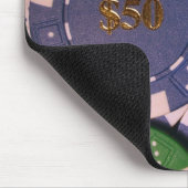 ポーカー用のチップのマウスパッド マウスパッド (コーナー)