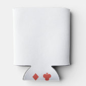 ポーカー・エース・レッド＆ブラック 21歳の誕生日パーティー 白 缶クーラー (裏面)